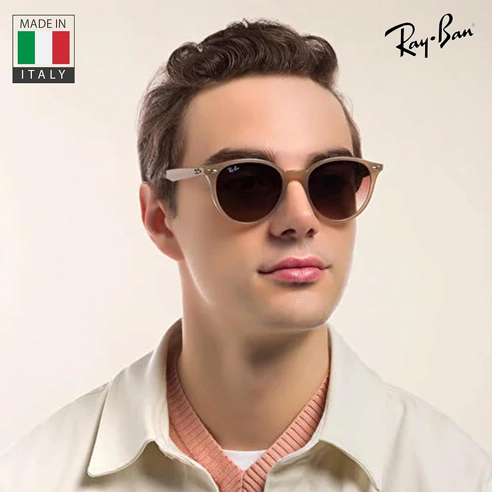 【美品】Ray-Ban サングラス RB4305-F 6166/13 Ray-Ban サングラス RB4305-F 6166/13 ボストン ベージュ